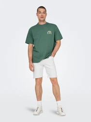 ONLY & SONS Jeansshorts ONSPLY 5189 weiß
