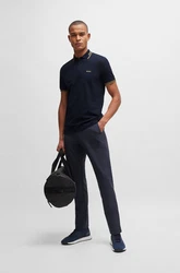 BOSS Poloshirt 'Paul' sand/nachtblau