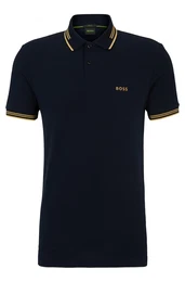 Poloshirt 'Paul' sand / nachtblau