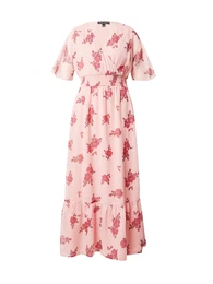 Šaty růžová / červená / červená třešeň