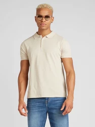 ABOUT YOU Polo/ Shirt 'Robin' (OCS) creme/anthrazit/schwarz
