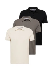 ABOUT YOU Polo/ Shirt 'Robin' (OCS) creme/anthrazit/schwarz