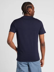 GUESS T-Shirt dunkelblau/weiß