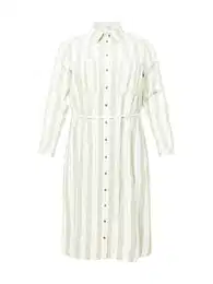 Košilové šaty 'CARO' režná / offwhite
