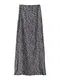 Bershka Sukně  černá / bílá