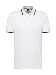 BOSS Poloshirt 'Parlay 190' schwarz/weiß