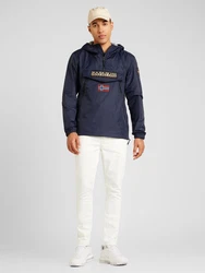 NAPAPIJRI Jacke 'RAINFOREST' blau/marine/dunkelrot/schwarz