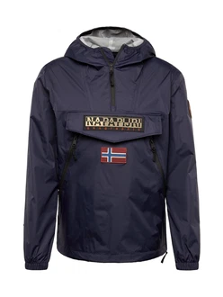NAPAPIJRI Jacke 'RAINFOREST' blau/marine/dunkelrot/schwarz