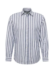 SELECTED HOMME Hemd dunkelblau/weiß