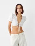 Oblečení z vlny a hedvábí Bershka image
