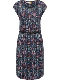 Haljina 'Lilithe Ikat' tamno plava / roza