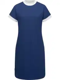 Šaty 'Katchi' indigo / bílá