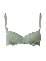 Bikini gornji dio 'Scallop' pastelno zelena