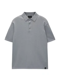 Poloshirt rauchblau