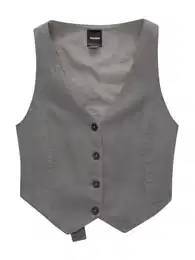 Vesta k obleku tmavě šedá