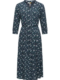 Košilové šaty 'Meve' marine modrá / zelená / bílá