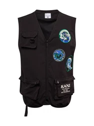 Karl Kani Weste blau/grn/schwarz/wei