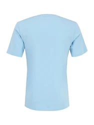 CONVERSE T-Shirt hellblau/weiß