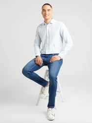 Only & Sons Hemd Caiden hellblau/weiß
