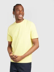 BOSS T-Shirt 'Chup' gelb/weiß