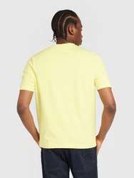 BOSS T-Shirt 'Chup' gelb/weiß