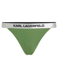 Spodní díl plavek šedá / zelená / černá