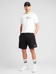 Nike Sportswear Shorts 'Club' schwarz/offwhite
