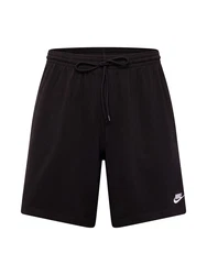 Nike Sportswear Shorts 'Club' schwarz/offwhite