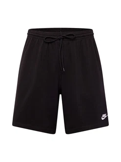 Nike Sportswear Shorts 'Club' schwarz/offwhite