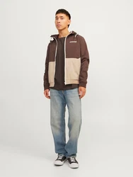 Jack & Jones T-Shirt JJEORGANIC BASIC TEE SS O-NECK NOOS dunkelbraun
