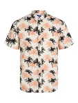 Jack & Jones Kurzarmhemd JORJOSHUA ARUBA Rosa/Orange/Gelb/Rosa/Orange/Gelb/Rosa/Orange/Gelb/Rosa/Orange/Gelb/Rosa/Orange/Gelb/Rosa/Orange/Gelb