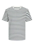 Jack & Jones T-Shirt JJEORGANIC BASIC TEE SS O-NECK NOOS schwarz/wei
