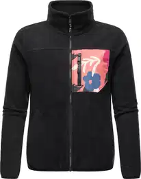 Fleecová mikina 'Appolo' námořnická modř / růže / černá / offwhite