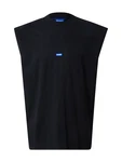 HUGO Shirt 'Navertz' blau/schwarz