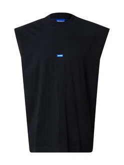 HUGO Shirt 'Navertz' blau/schwarz
