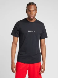 Jordan T-Shirt 'Air' schwarz/offwhite
