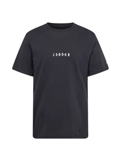 Jordan T-Shirt 'Air' schwarz/offwhite