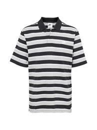Poloshirt 'CLUB' hellgrau / schwarz / wei