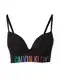 Calvin Klein Underwear Nedrček voda / rjava / roza / črna Calvin Klein Underwear Nedrček voda / rjava / roza / črna