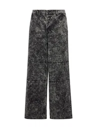Hose 'Micha' grau / schwarz
