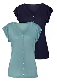 Bluza tirkiz / tamno plava