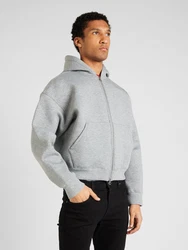 WEEKDAY Sweatjacke 'Simon' graumeliert