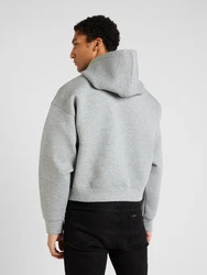 WEEKDAY Sweatjacke 'Simon' graumeliert