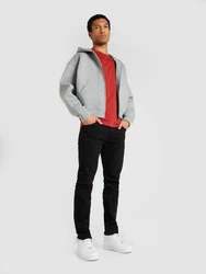 WEEKDAY Sweatjacke 'Simon' graumeliert