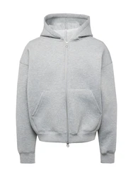 WEEKDAY Sweatjacke 'Simon' graumeliert