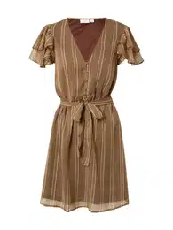 Šaty 'NORA' béžová / hnědá