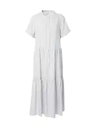 Košilové šaty 'Fie' světlemodrá / offwhite