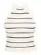 Only Petite Top z naramnicami 'GEMMA'  črna / volneno bela