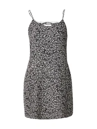 Letní šaty 'Mira' černá / bílá