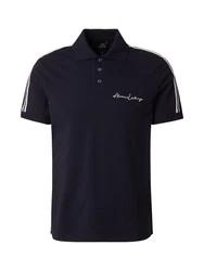 ARMANI EXCHANGE Poloshirt Herren Logo marine/weiß